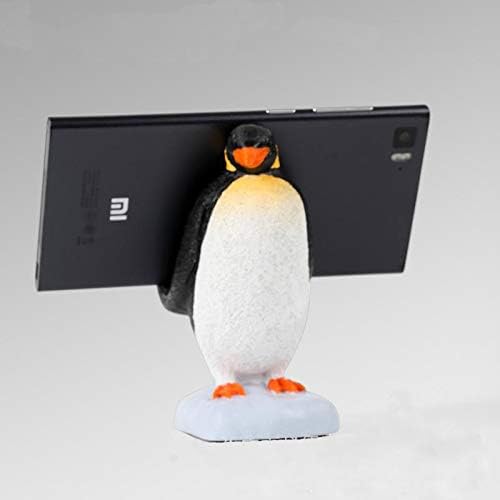Lifekisser Penguen Şekilli Telefon Standı Masası, Sevimli Hayvan Akıllı Telefon Montaj Tutucu iPhone 12 Xs Max XR 8 Artı