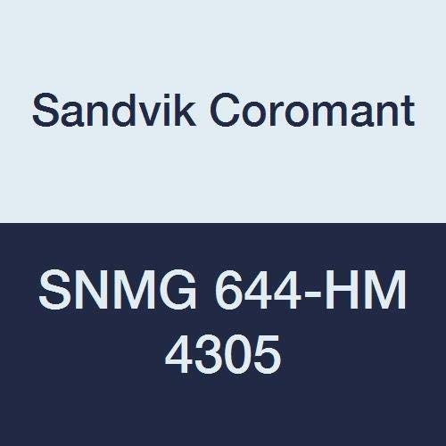 Sandvik Coromant, SNMG 644-HM 4305, Tornalama için T-Max P Kesici Uç, Karbür, Kare, Nötr Kesim, 4305 Kalite,Ti(C, N)+Al2O3+Kalay,