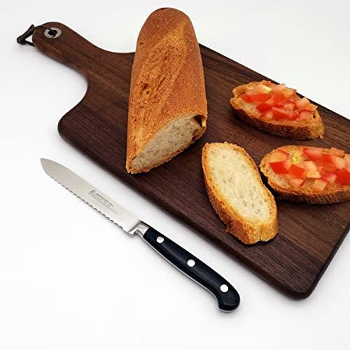 Bıçak Seti-MATTSTONE HİLL Mutfak Bıçağı Seti, Santoku Bıçak, Tırtıklı Maket Bıçağı