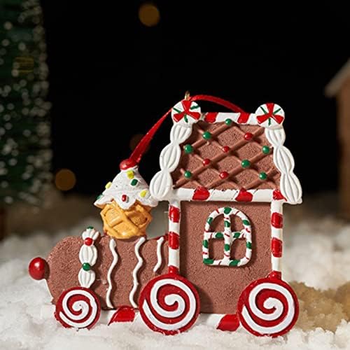 Noel Reçine Süsler Noel Reçine Dekorasyon Minyatür askı süsleri Noel Ağacı Dekorasyon için Basamaklı Noel Çelenk Şömine Mantel