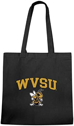 W REPUBLİC West Virginia Eyalet Üniversitesi Sarı Ceketler Mühür Koleji Tote Çanta