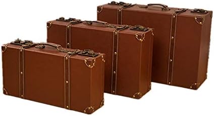 Nostaljik bavul 3'lü Set Nostaljik bavul Bagaj Sandığı Antika giysi saklama Kutusu Hazine sandığı Bavul Oyuncak Kutusu, Battaniye