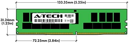 A-Tech 64GB Değiştirme Mikron MTA36ASF8G72PZ-2G9-DDR4 2933MHz PC4-23400 ECC Kayıtlı RDIMM 288-Pin 2Rx4 1.2 V Tek Sunucu ram