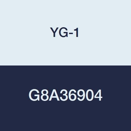 YG-1 G8A36904 Karbür X5070 Köşe yarıçaplı uç freze, 2 Flüt, Saplama Uzunluğu Genişletilmiş Boyunlu, R0. 1 Yarıçapı Topu Burun,
