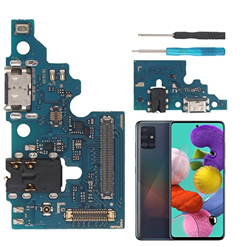 YHX-US şarj portu samsung için yedek Galaxy A51 2019 A515U şarj portu USB Flex Kablo Samsung Galaxy A51 Tornavida Araçları