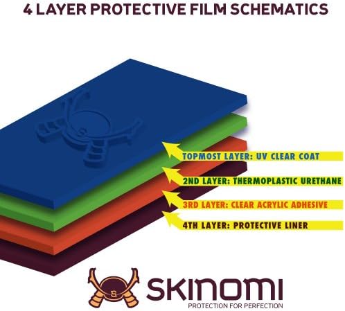 Skinomi Hafif Ahşap Tam Vücut Cilt Fire HD 6 (2014) ile Uyumlu (Tam Kapsama Alanı) TechSkin, Kabarcık Önleyici Şeffaf Ekran