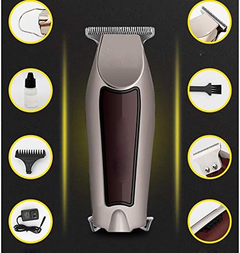 WPYYI Kordon Akülü Saç Düzeltici Profesyonel Erkekler Elektrikli Saç Kesme Sakal Saç Kesme Makinesi Pivot Kenar Özetliyor