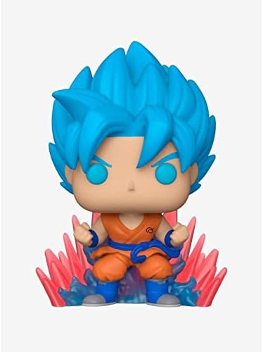 Funko Pop Animasyon dragon topu Süper SSGSS Goku (Kaio-Ken Kez Yirmi) Karanlıkta Parlayan Vinil Figür-BoxLunch Özel Çok Renkli