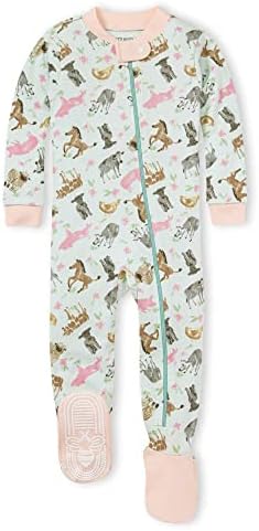 Burt'un Arılar Bebek bebek-erkek Uyku ve Oyun Pijama, %100 % Organik Pamuk Tek parça Romper Tulum Zip Ön Pijama