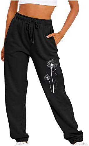 CHGBMOK Y2k Sweatpants Kadınlar için Elastik İpli Bel kadın pantolonları Gevşek Fit Salonu Uzun pantolon Moda Jogger Pantolon