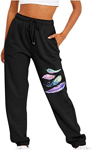 CHGBMOK Y2k Sweatpants Kadınlar için Elastik İpli Bel kadın pantolonları Gevşek Fit Salonu Uzun pantolon Moda Jogger Pantolon