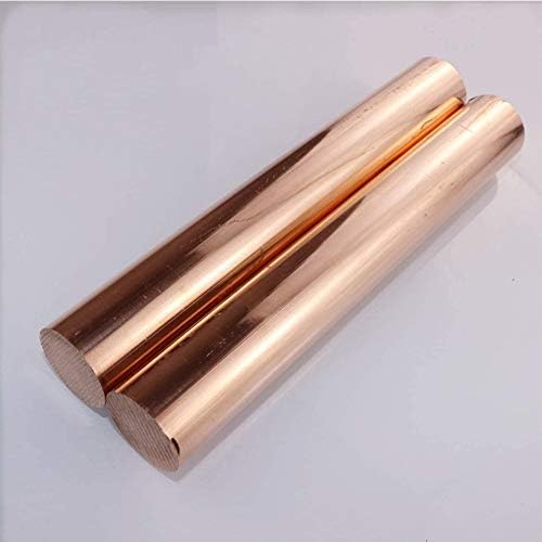 WSabc 1 Adet T2 Bakır 99.9% Saf Cu Metal Çubuklar Silindir Torna Bar Length30cm / 11.8 in, Dia 28mm