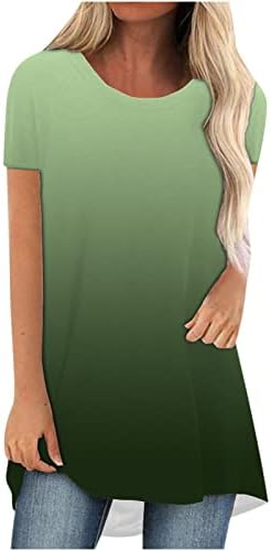 Kadın Yaz Casual Gömlek Tops Yenilik Baskı Grafik Kısa Kollu Tees Moda Yuvarlak Boyun Tunik T Shirt Bluzlar