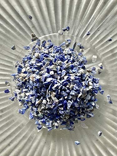 Lapis Lazuli - 1 mm'nin üzerinde 2 mm'nin altında Toz yok - %100 Lapis Lazuli Hayat + Aşk! Bilgelik Taşı! u2a1 (1 Pound)