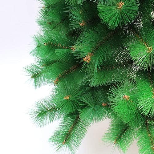 DULPLAY Doğa Güzellik Çam Noel Ağacı, Menteşeli İnşaat Dekore Çam Noel Ağacı ile Katı Metal Bacaklar Otomatik Yayılma-Yeşil