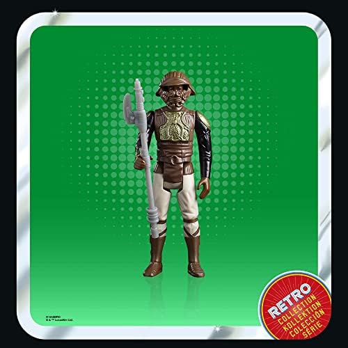 STAR WARS Retro Koleksiyonu Lando Calrissian (Skiff Guard), Jedi'nin Dönüşü 3.75 İnç Tahsil Aksiyon Figürleri, 4 Yaş ve Üstü