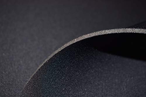 3mm Nefes Alabilen Neopren Kumaş Köpük, Kare Ayaklı Siyah Neopren Malzeme, Tüplü Tekno Streç Köpük, Yeniden Kullanılabilir