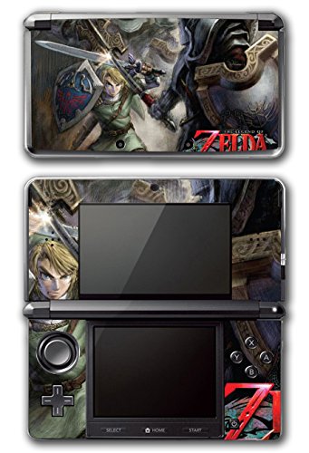 Zelda Bağlantı Alacakaranlık Prenses Kurt video oyunu Vinil çıkartma kaplama Sticker Kapak için Orijinal Nintendo 3DS Sistemi