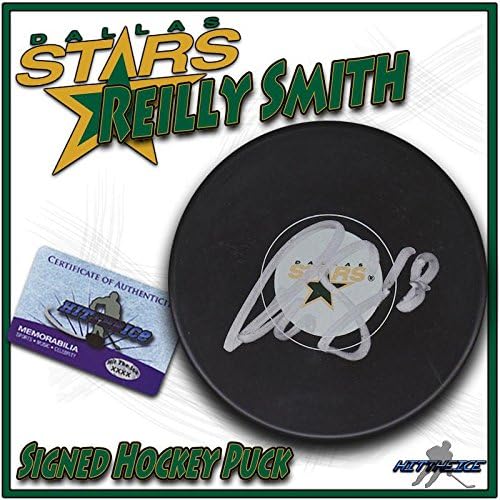 REİLLY SMİTH, COA 2 ile DALLAS STARS Diski İmzaladı - İmzalı NHL Diskleri