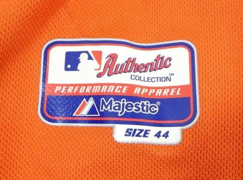 2013-19 Houston Astros 58 Oyun Kullanılmış Turuncu Forma İsim Plakası Kaldırıldı 44 DP23881 - Oyun Kullanılmış MLB Formaları