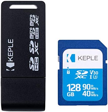 128 GB SD Hafıza Kartı ile USB Okuyucu Adaptörü ile Uyumlu Panasonic Lumix DMC-TZ70 DMC-TZ57 DMC-TZ40 DMC-TZ60 DMC-TZ55 DMC-TZ100