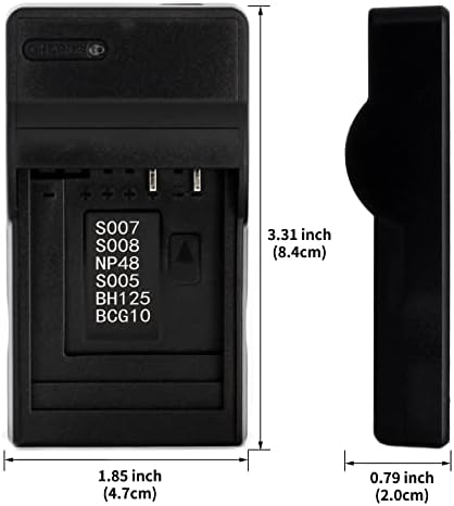Pentax MX-1, X90 Kamera ve Daha Fazlası için D-LI106 USB Şarj Cihazı
