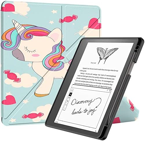 GUKSRASO Kindle Scribe-TPU Kapak ile Otomatik Uyku Wake, kalemlik, sadece Kindle Scribe 10.2 İnç