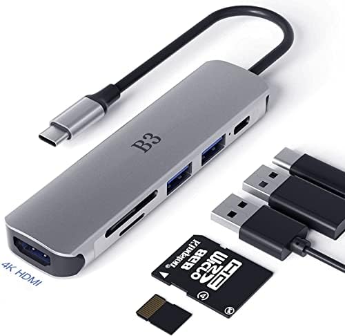 USB C Hub HDMI Multiport Adaptörü için MacBook Pro / Hava / Swift ve Daha Akıllı Tip-c Cihazı, USBC Dönüştürücü Yerleştirme