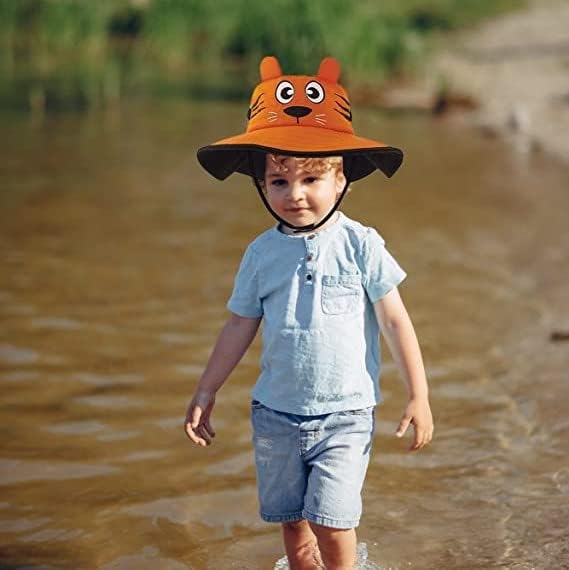 UV Korumalı Kızlar ve Erkekler için Çocuk güneş şapkası-Balıkçılık Safari oyun Şapkası için Yürümeye Başlayan plaj şapkası