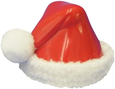 Kurt Adler Porselen Noel Baba Şapkası Placecard Tutucu Parçaları, 2,8 inç, 4'lü Set