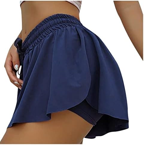 Şort Etekler Kadınlar için Yaz Plaj Rahat Seksi Gevşek Fırfır Kısa Mini Etek Pantolon Bikini Dipleri Clubwear, a155