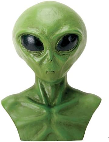 YTC Parlak Yeşil Dünya Dışı Alien Başkanı Göğüs Heykelcik Ekran
