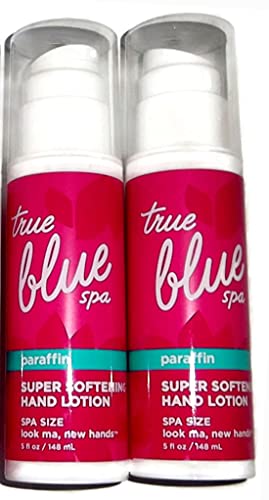 2 Set Banyo ve Vücut İşleri Gerçek Mavi Spa Parafin El Losyonu 5 Ons Her Görünüm Ma Yeni Eller Sıcak Pembe pompa şişeleri