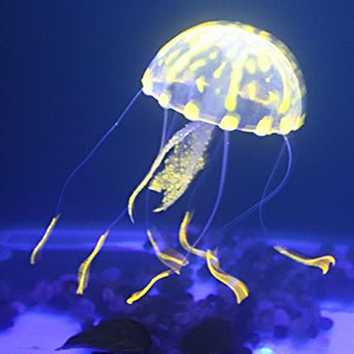 Yalych 10 Adet Akvaryum Parlayan Parlayan Akvaryum Süs Yapay Akvaryum Jellyfishes Benzersiz Fishbowl Dekorasyon