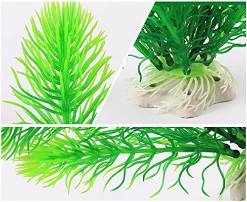 n / a Yapay Sualtı Peyzaj Bitkiler Gerçekçi Akvaryum Yeşil Mor Su Weeds Çim Çiçek Balık Tankı Görüntüleme Dekor (Renk: C,