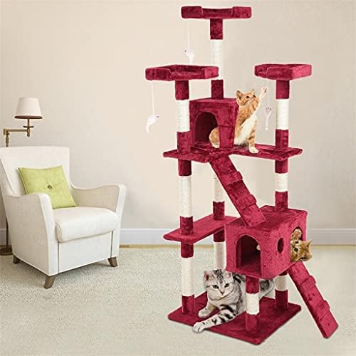 LDCHNH 170 cm Kediler Ağaç Evi Sonrası Faaliyetleri Merkezi Kediler Oyuncaklar Pet Korumak Aktivite Merkezi Evcil Oynayan