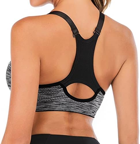 Spor sutyeni Desteği Spor Sütyen Kadınlar için Yüksek Darbe Yoga Koşu Dikişsiz spor salonu için üst giyim Spor Yelek 2 Paket