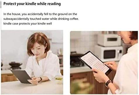 Tamamen Yeni Kindle için WunM Stüdyo Kılıfı (11. Nesil, 2022 Sürümü) - Tamamen Yeni Kindle E-Okuyucu için Slim Fit Jel Koruyucu