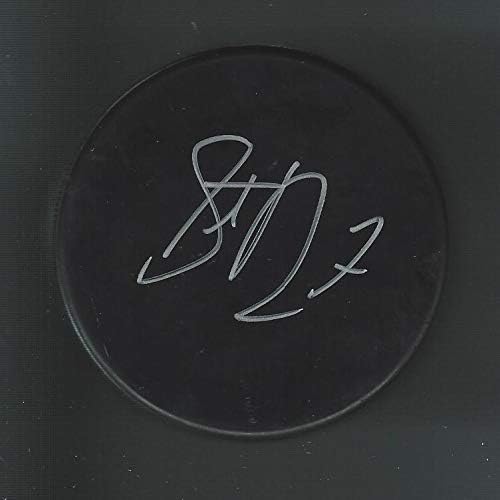 Steve Downie Boş Disk İmzaladı Philadelphia Flyers Pittsburgh Penguins Çığ İmzalı NHL Diskleri