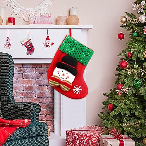 Şeker Çorap Küçük Noel Noel Çanta Butik Çanta Çorap Hediye Dekorasyon Hediye Dekorasyon El Sanatları Ahşap toplu süs ve