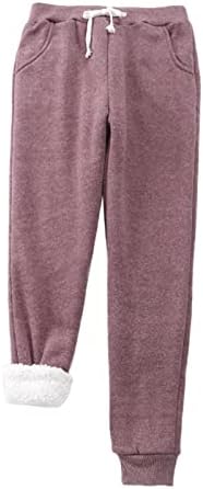 MIASHUI Artı Boyutu rahat pantolon Kadınlar için 4x-5x Kadın Kış Pantolon Rahat Düz Renk Sıcak Tutmak Bayan rahat pantolon