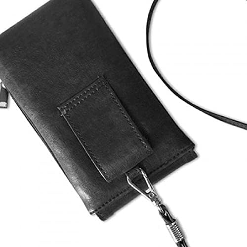 Mavi Ilk yardım Kiti Tasarım Yuvarlak Illüstrasyon Desen Telefon Cüzdan çanta Asılı Cep Kılıfı Siyah Cep
