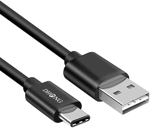 QC3.0 Hızlı Şarj Cihazı için DhonG USB'den typec'e Hızlı Şarj Kablosu (Siyah)
