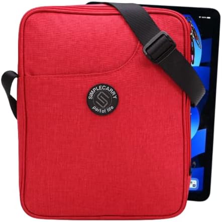 SİMPLECARRY Evrensel Tablet Sling Tote 10 inç Tablet/iPad omuz Çantası, Elektronik Aksesuarlar için Taşıma Çantası - Günlük