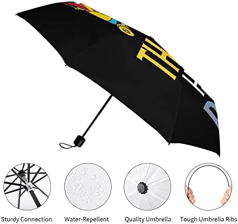 Bu Nasıl Rulo Paten Seyahat Şemsiye 3 Kat Otomatik Açık Yakın Anti-Uv Şemsiye Taşınabilir Rüzgar Geçirmez Şemsiye