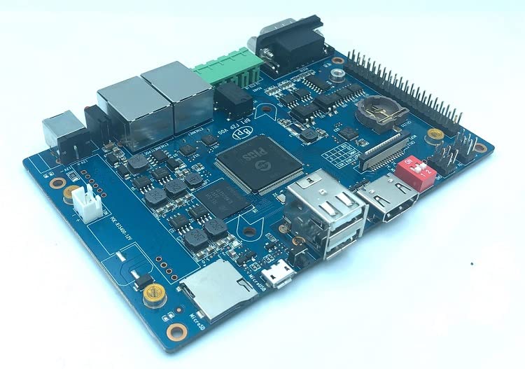 Muz Pi BPI-F2P SP7021 Tasarım Endüstriyel Kontrol Ağ Geçidi Geliştirme Kurulu, Dört çekirdekli 1 GHz Cortex-A7 Entegre A926