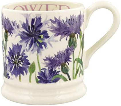 Emma Bridgewater El Yapımı Seramik Mısır çiçek Hediye Yarım Pint Kahve ve Çay Bardağı
