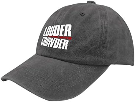 additio Beyzbol Şapkaları Crowder Beyzbol Şapkası ile Daha Yüksek Sesle, Erkekler için Komik Beyzbol Şapkası