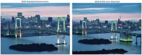 sony FDR-AX100 için 0.43 x Yüksek Çözünürlüklü Geniş Açı Lens
