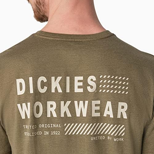 Dickies Erkek Soğutma Performansı Kısa Kollu grafikli tişört